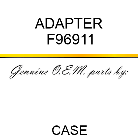 ADAPTER F96911