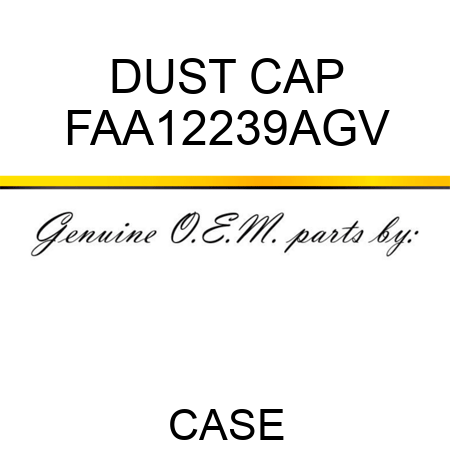 DUST CAP FAA12239AGV