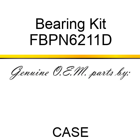Bearing Kit FBPN6211D