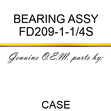 BEARING ASSY FD209-1-1/4S