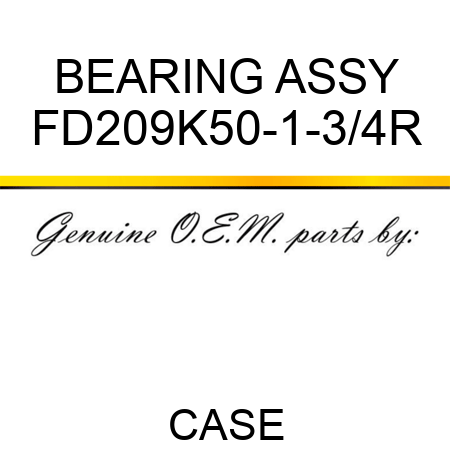 BEARING ASSY FD209K50-1-3/4R