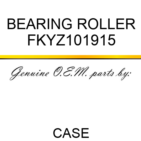 BEARING, ROLLER FKYZ101915