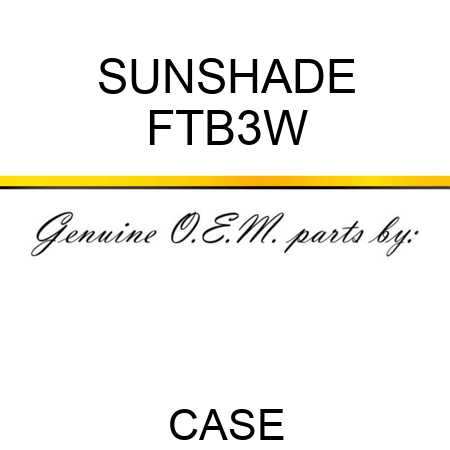 SUNSHADE FTB3W