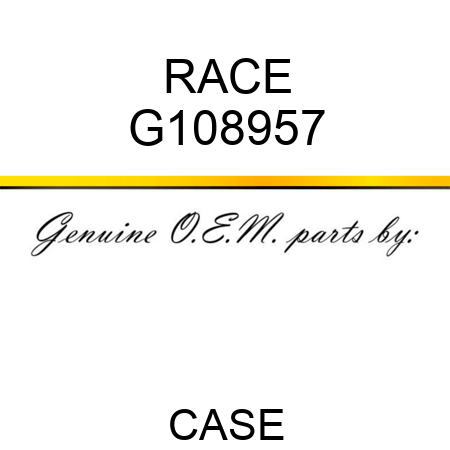 RACE G108957