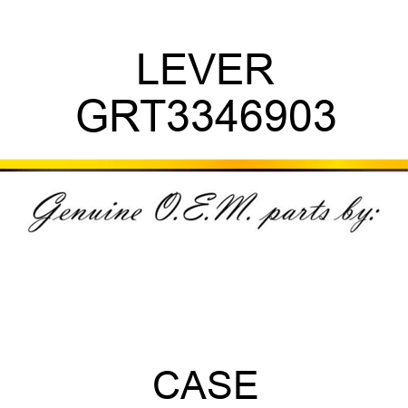 LEVER GRT3346903