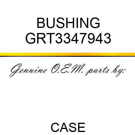 BUSHING GRT3347943