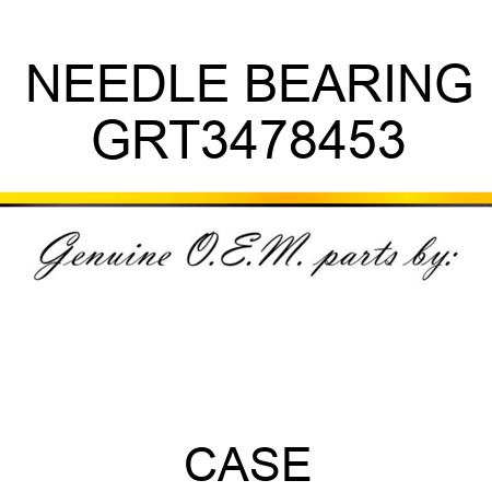NEEDLE BEARING GRT3478453