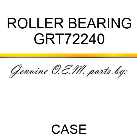 ROLLER BEARING GRT72240