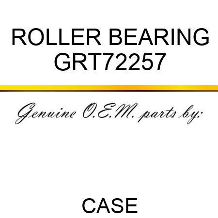 ROLLER BEARING GRT72257