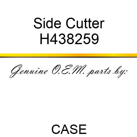 Side Cutter H438259