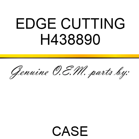 EDGE, CUTTING H438890