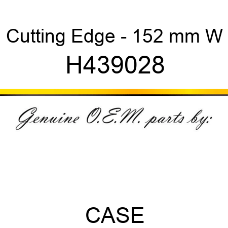 Cutting Edge - 152 mm W H439028