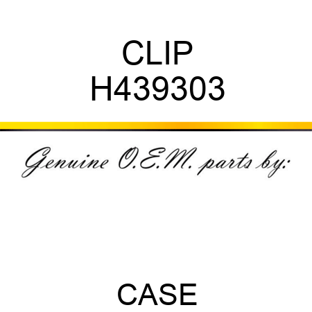 CLIP H439303