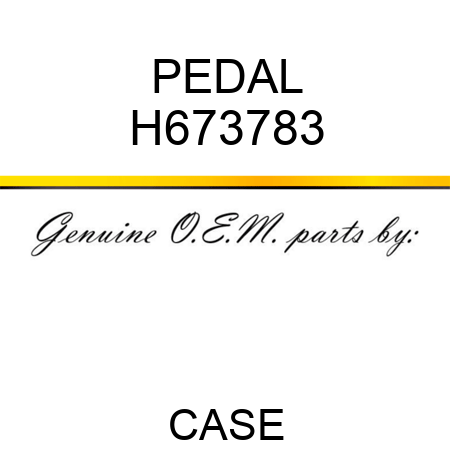 PEDAL H673783
