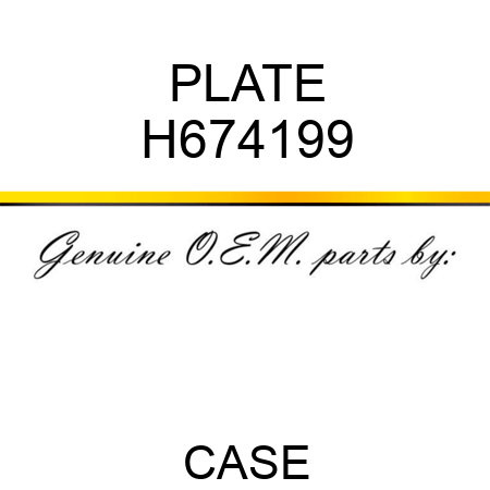 PLATE H674199