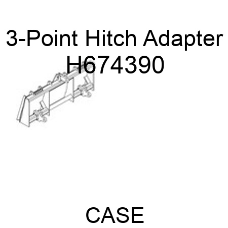 3-Point Hitch Adapter H674390