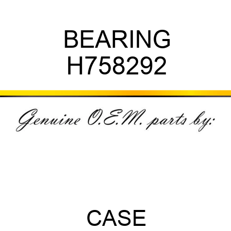 BEARING H758292