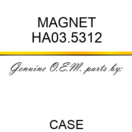 MAGNET HA03.5312