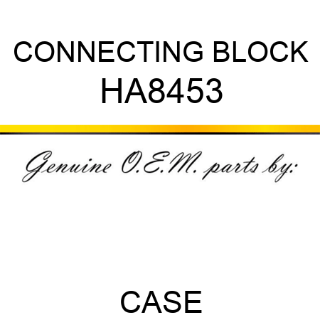 CONNECTING BLOCK HA8453