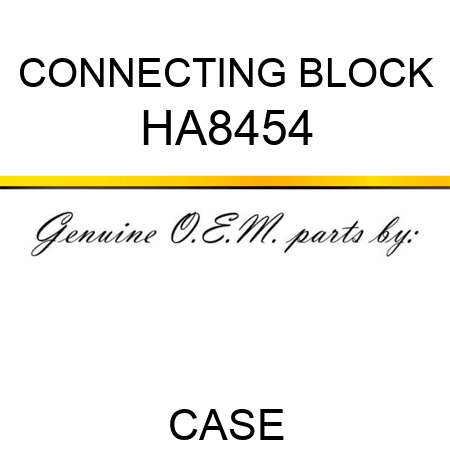 CONNECTING BLOCK HA8454