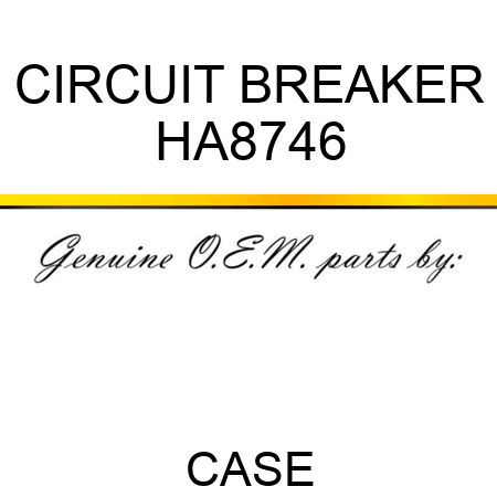 CIRCUIT BREAKER HA8746
