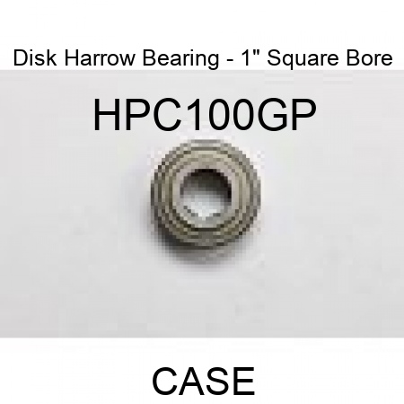 Disk Harrow Bearing - 1" Square Bore HPC100GP