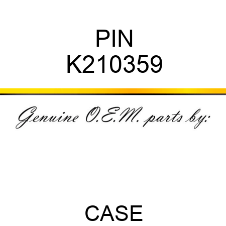PIN K210359