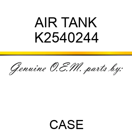 AIR TANK K2540244