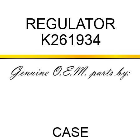 REGULATOR K261934