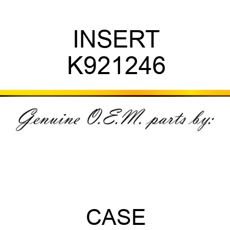 INSERT K921246