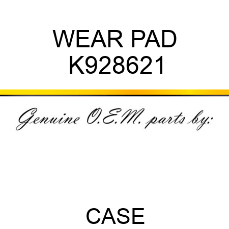 WEAR PAD K928621
