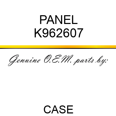 PANEL K962607