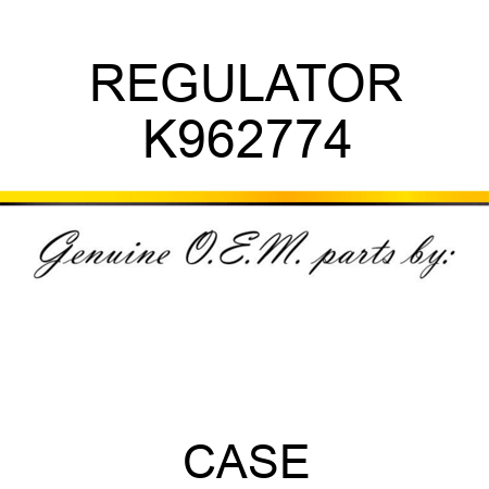 REGULATOR K962774