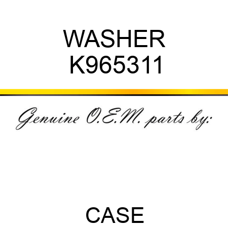 WASHER K965311