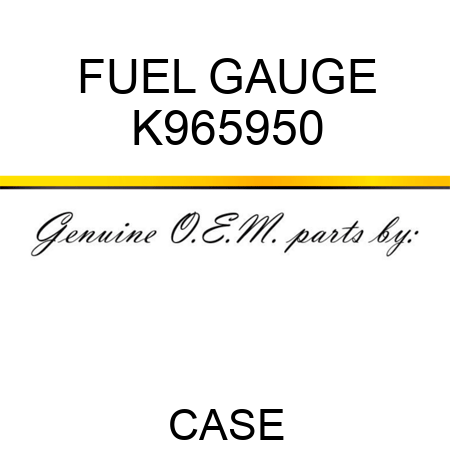 FUEL GAUGE K965950