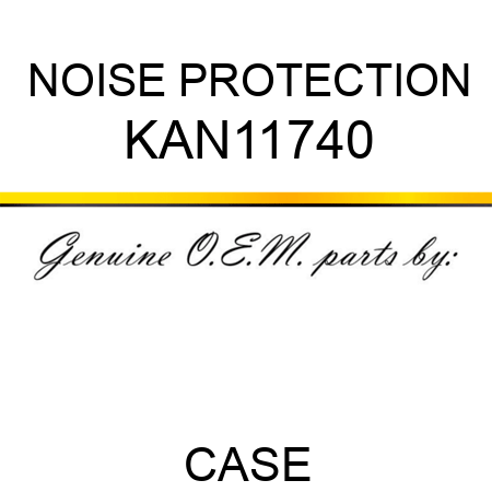 NOISE PROTECTION KAN11740