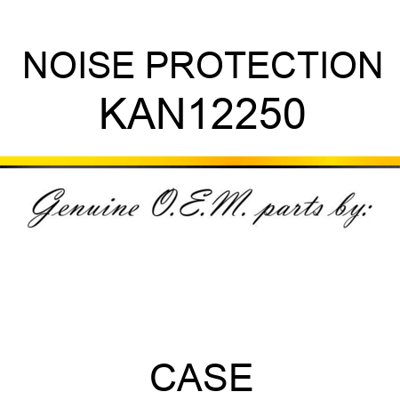 NOISE PROTECTION KAN12250