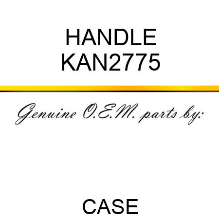 HANDLE KAN2775