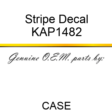 Stripe Decal KAP1482