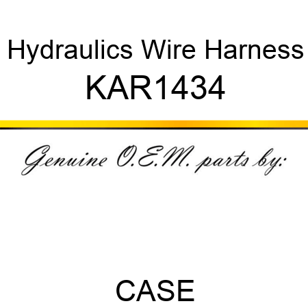 Hydraulics Wire Harness KAR1434