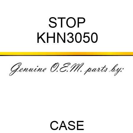 STOP KHN3050