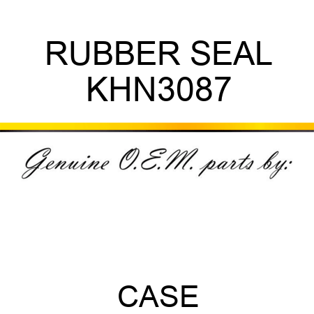 RUBBER SEAL KHN3087