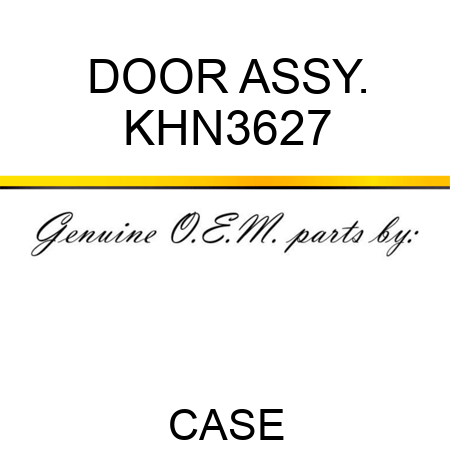 DOOR ASSY. KHN3627