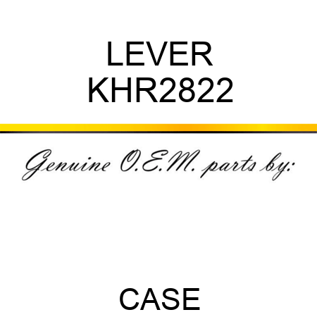 LEVER KHR2822