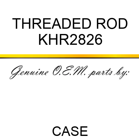 THREADED ROD KHR2826
