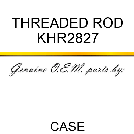 THREADED ROD KHR2827