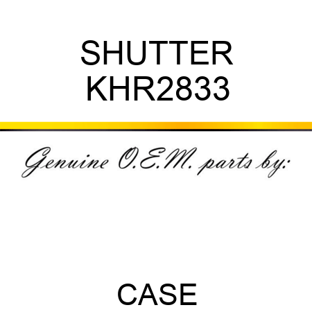 SHUTTER KHR2833
