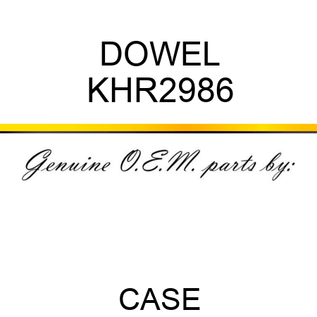 DOWEL KHR2986