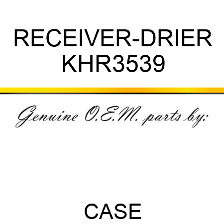 RECEIVER-DRIER KHR3539