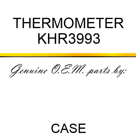 THERMOMETER KHR3993